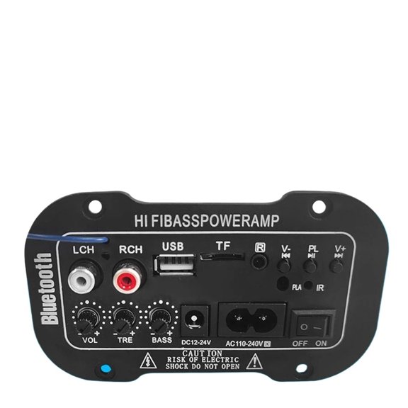 Digital Amplifier Decoder Board 25W Bluetooth Amplifier DIY USB FM Radio TF Player Subwoofer