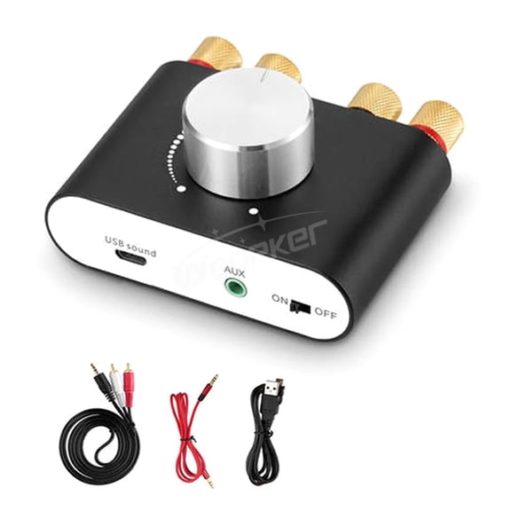 Digital Amplifier X24 Tpa3116 50Wx2 Hifi Stereo Home Receiver Power AMP Bluetooth 5.0 Sound Amplifiers