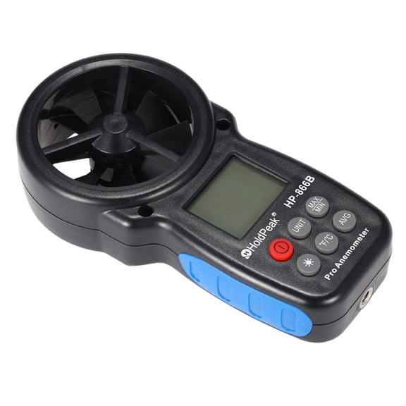 Digital Anemometer Anemometer -866B Mini LCD Digital Anemometer Wind Speed Air Velocity Temperature Measuring with Backlight