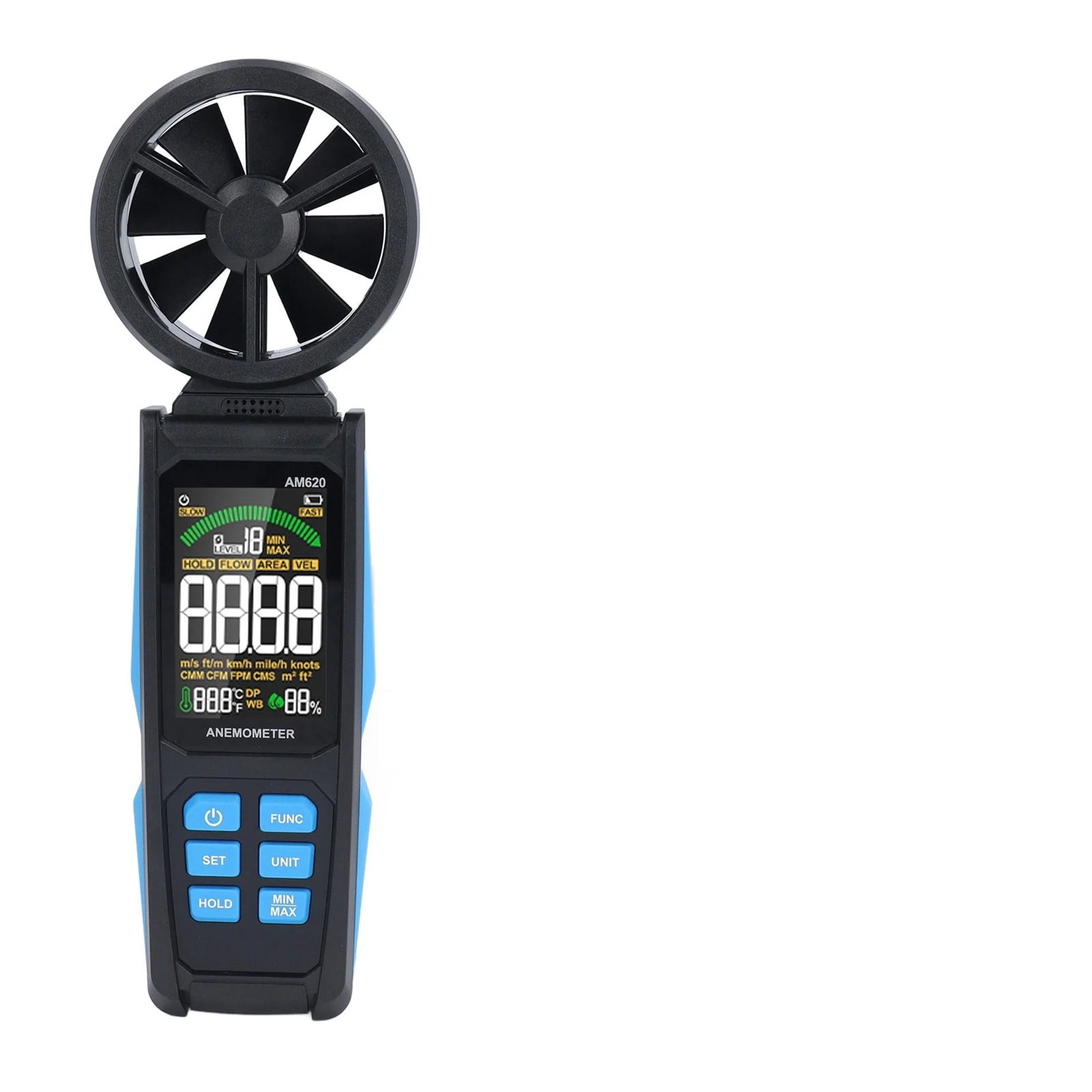 Digital Anemometer Erosion Resistant Accurate Digital Wind Speed Meter ...