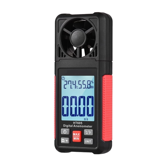 Digital Anemometer Wind Speed Meter with LCD Screen for Outdoor Use