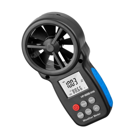 Digital Anemometer with Backlight Display High Resolution Speed Tester Weather Resistant for Engineering Projects