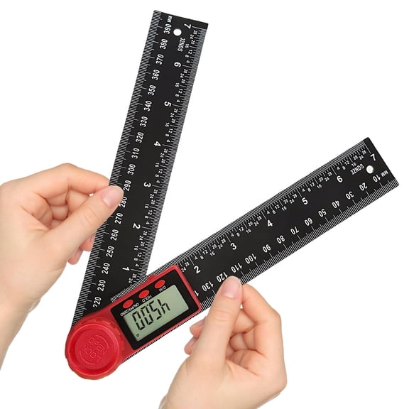Digital Angle Finder, 7"/200mm Digital Inclinometer Protractor, Protractor Angle Ruler with LCD Display, Angle Measure Tool for Woodworking Construction Repairing
