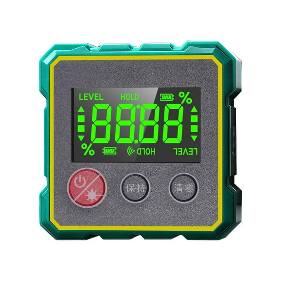 Digital Angle Finder with Electronic Level,5-Side Magnetic Digital Angle Finder with Backlight LCD Display,Table Saw Miter Protractor,Rechargeable Protractor Tool for Woodworking/Construction/DIY