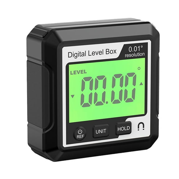 Digital Angle Finder Magnetic Angle Gauge Lcd Level Tool Protractor Inclinometer