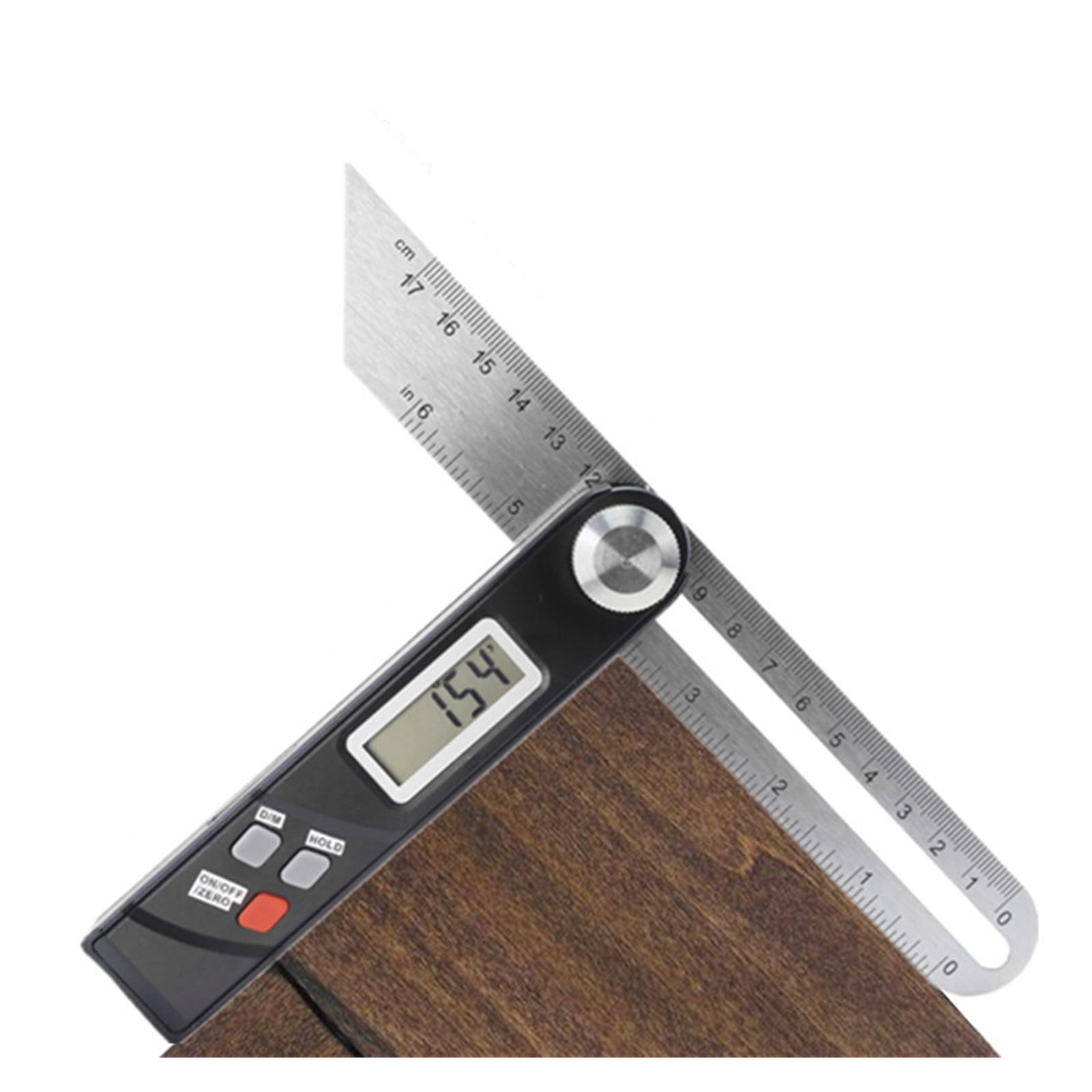 Digital Angle Finder Protractor 6inch/170mm Steel Measuring Ruler with Large LCD Display for Woodworking Angle Measuring Tool ,Woodworking Protractor