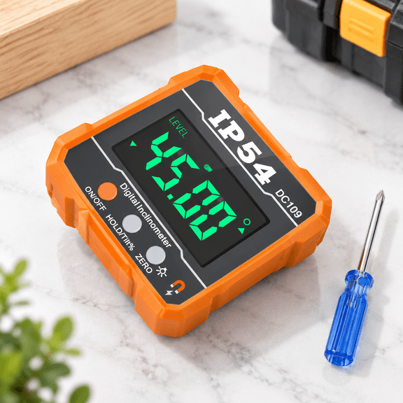 Digital Angle Gauge ADAS Calibration Tool, 360 Degree Measuring Range
