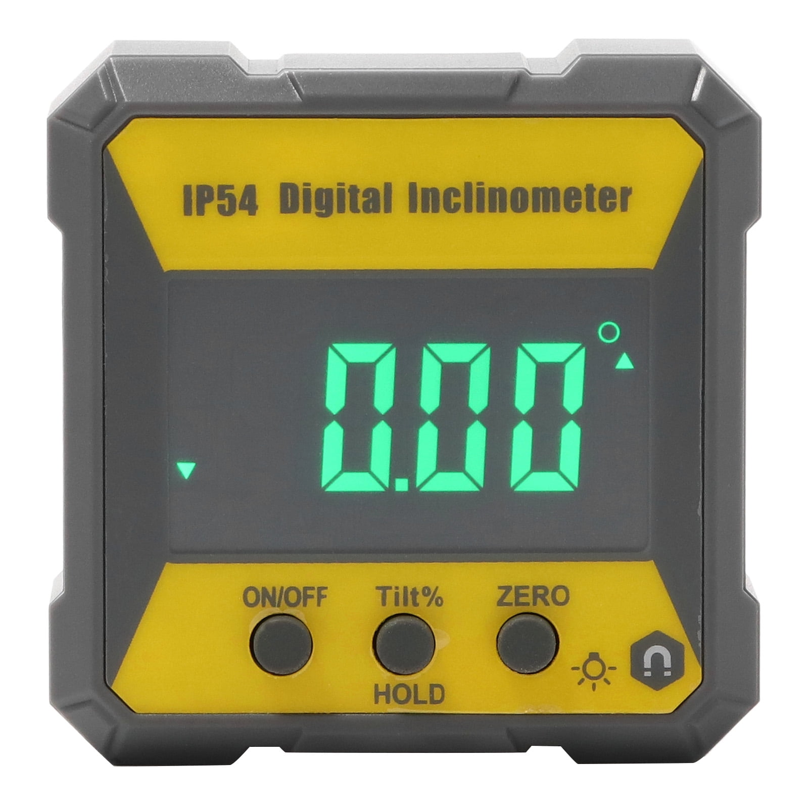 Digital Angle Gauge, IP54 Digital Display Inclination Box Slope Electronic Inclinometer With