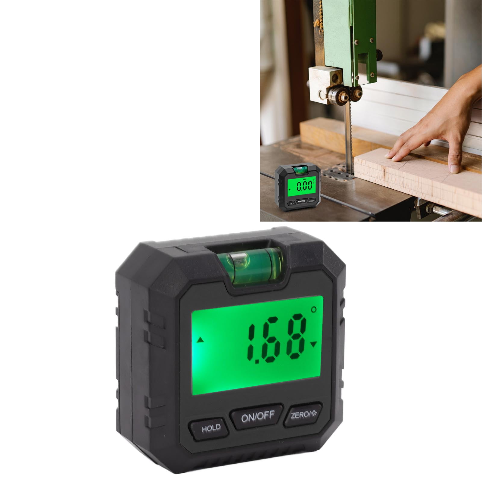 Digital Angle Gauge Meter, Electronic Gauge Protractor With Base Gauge Inclinometer Measuring