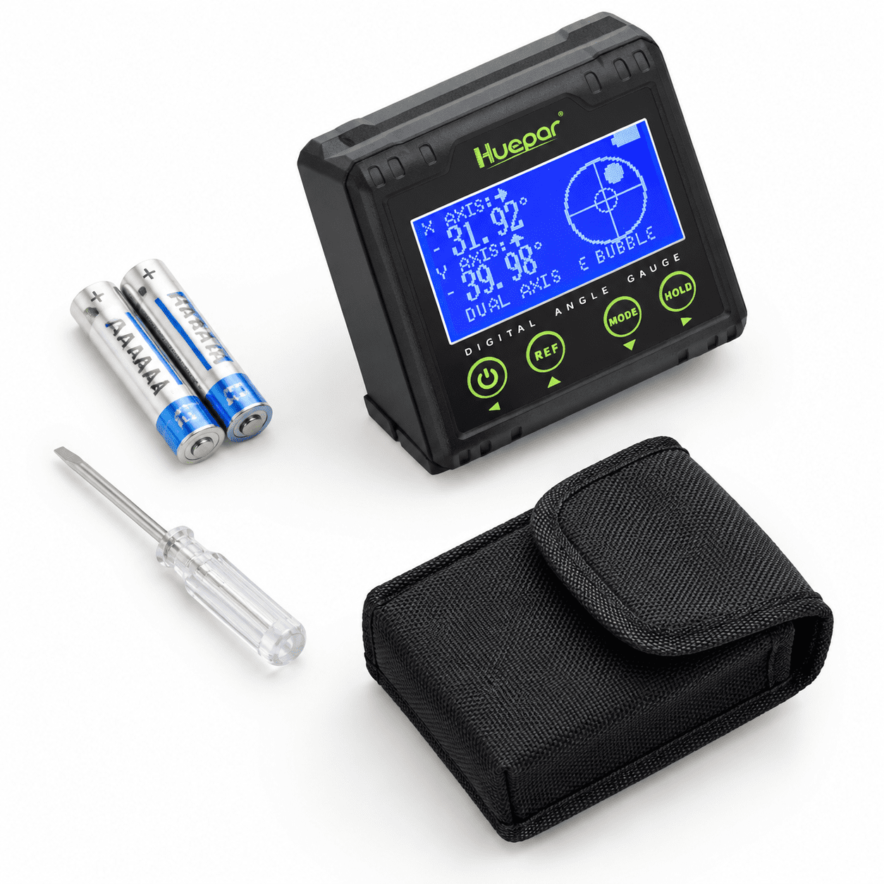 Digital Angle Gauge Protractor Electronic Bubble Finder Dual Axis Level ...