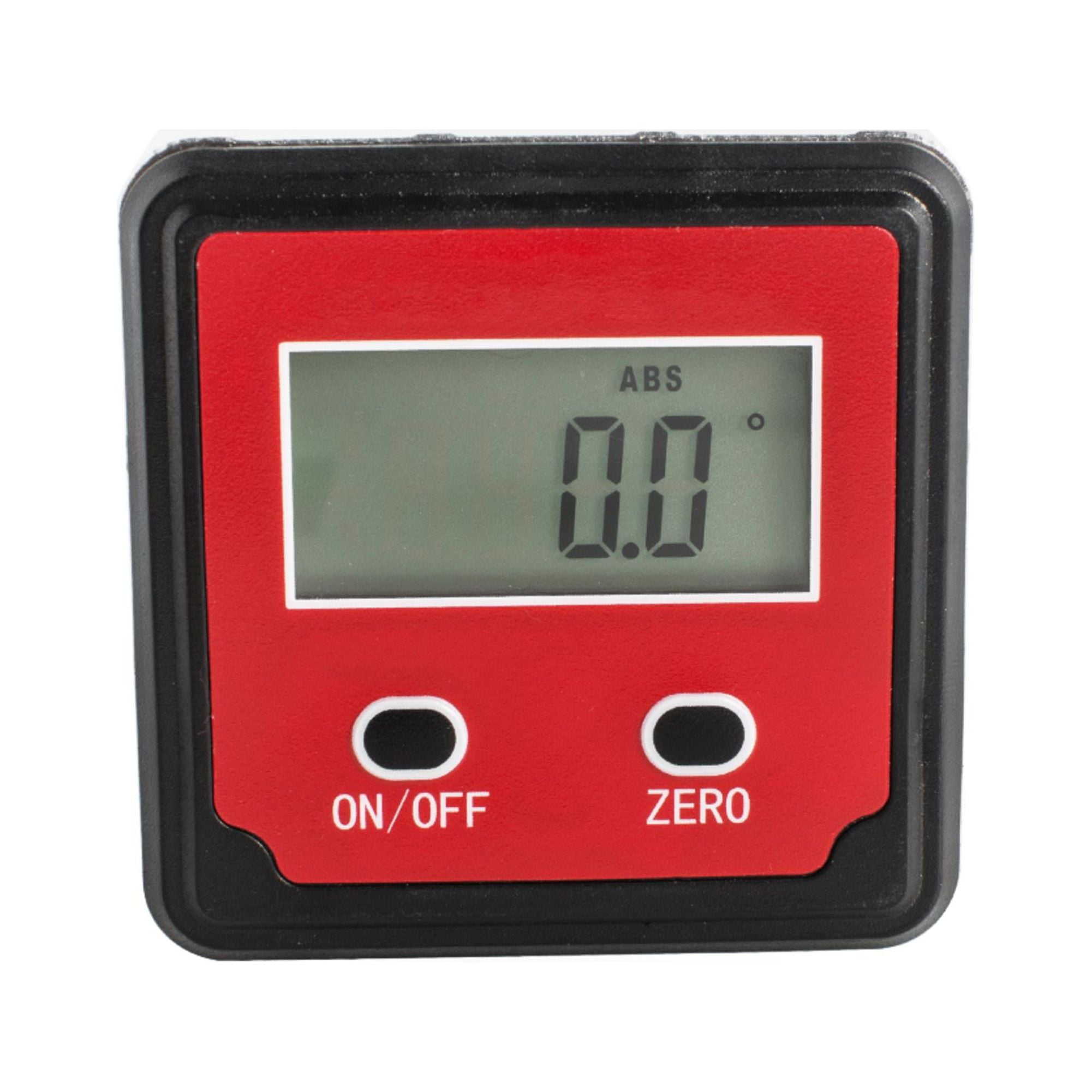 Digital Angle Gauge Red: Accurate Inclinometer and Protractor for