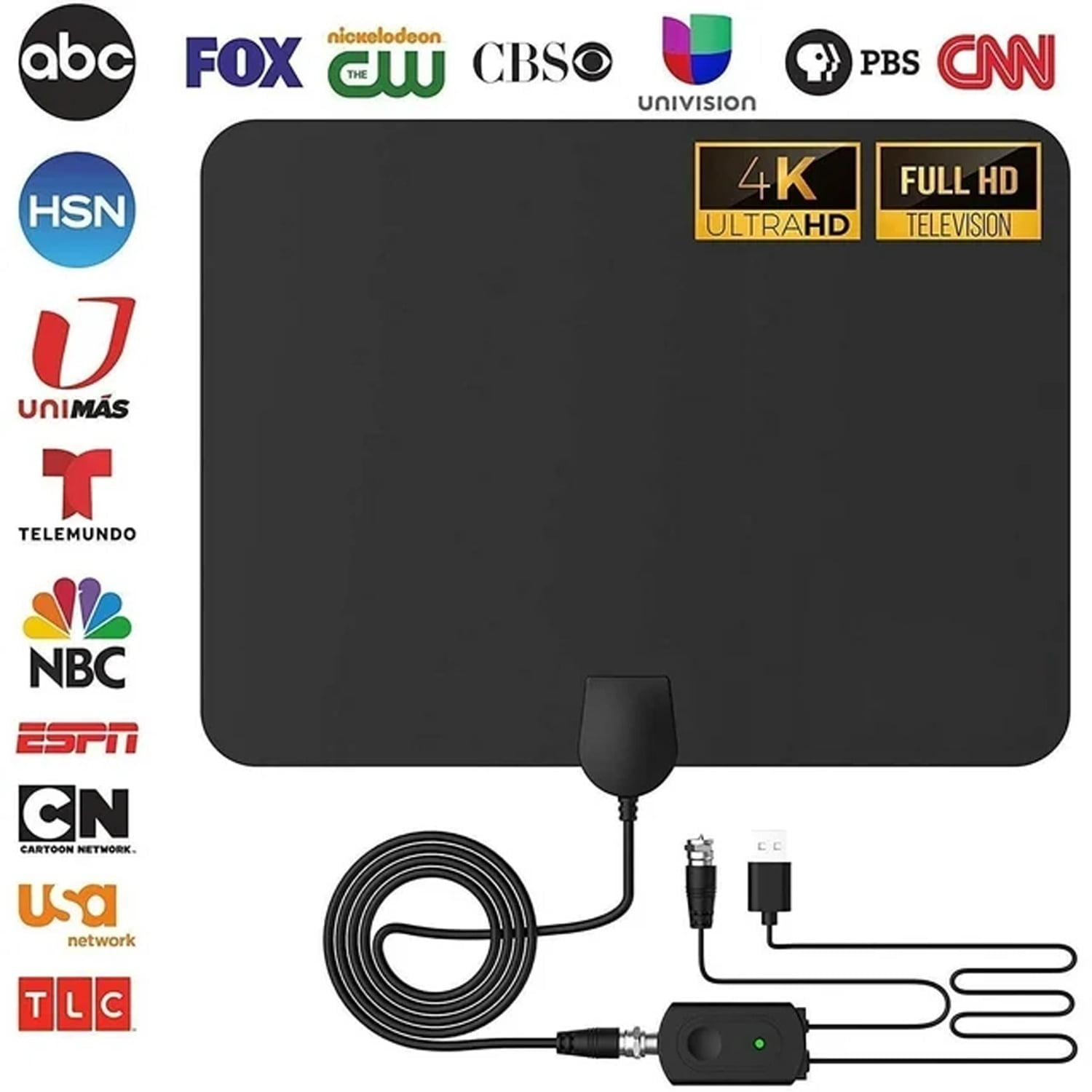 Digital Antenna for Smart TV Indoor, 2024 HDTV Antenna & 330 Miles