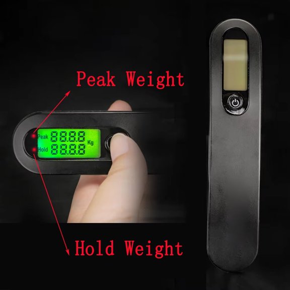 Digital Archery Bow Scale 110lbs/50kg Draw Weight Dynamometer For Compound & Recurve Bows Hunting Measuring Tool With Peak Hold Function