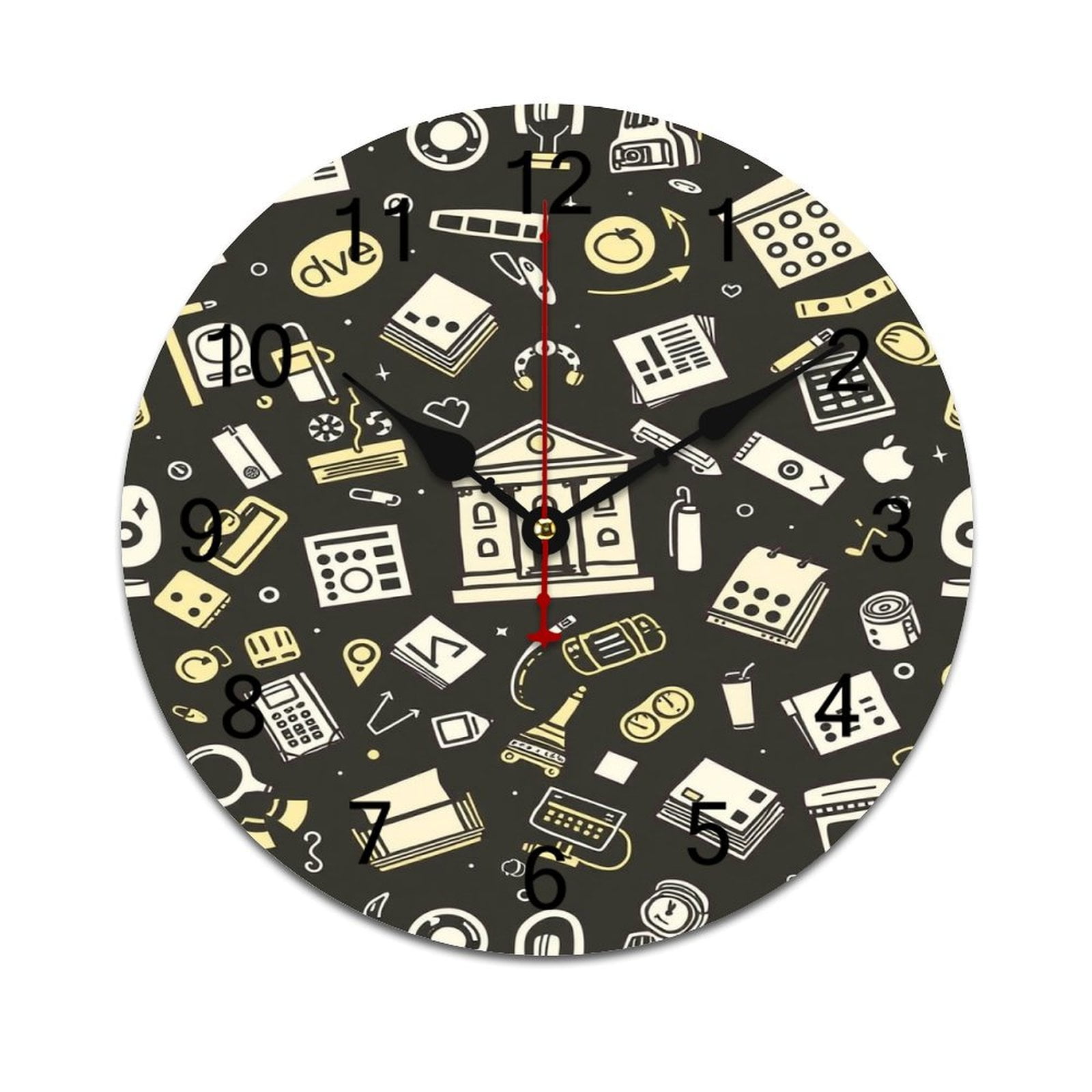 Digital Audio Workstation Clocks Wall Home Decoration Teen Room Bedroom