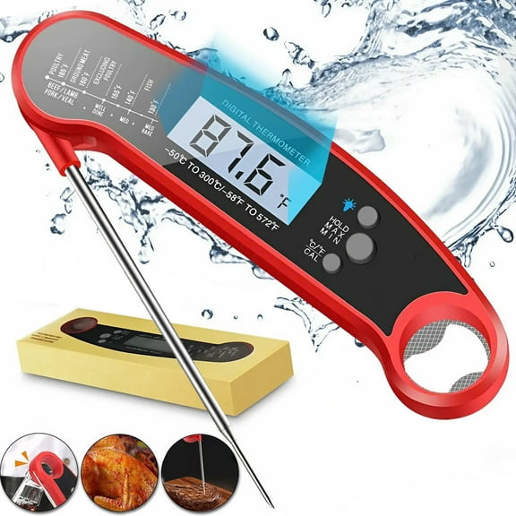 Verdora Digital BBQ Meat Thermometer - Instant Read Meat Thermometer for Cooking & Grill, Kitchen Gadget Gift for Men Him Dad Fathers Day