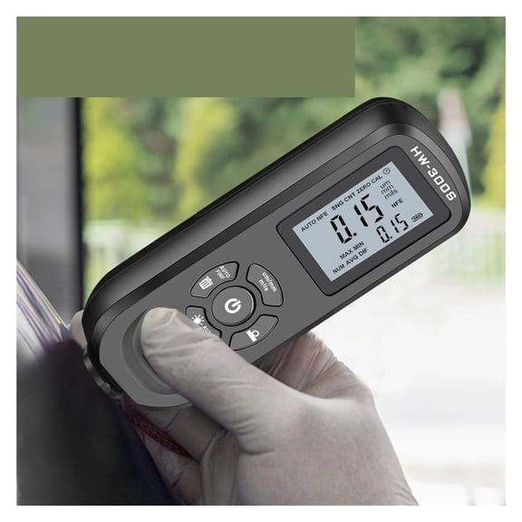 Digital Backlight LCD Film Thickness Meter Car Paint Thickness Tester Coating Thickness Gauge ,Easy to Use
