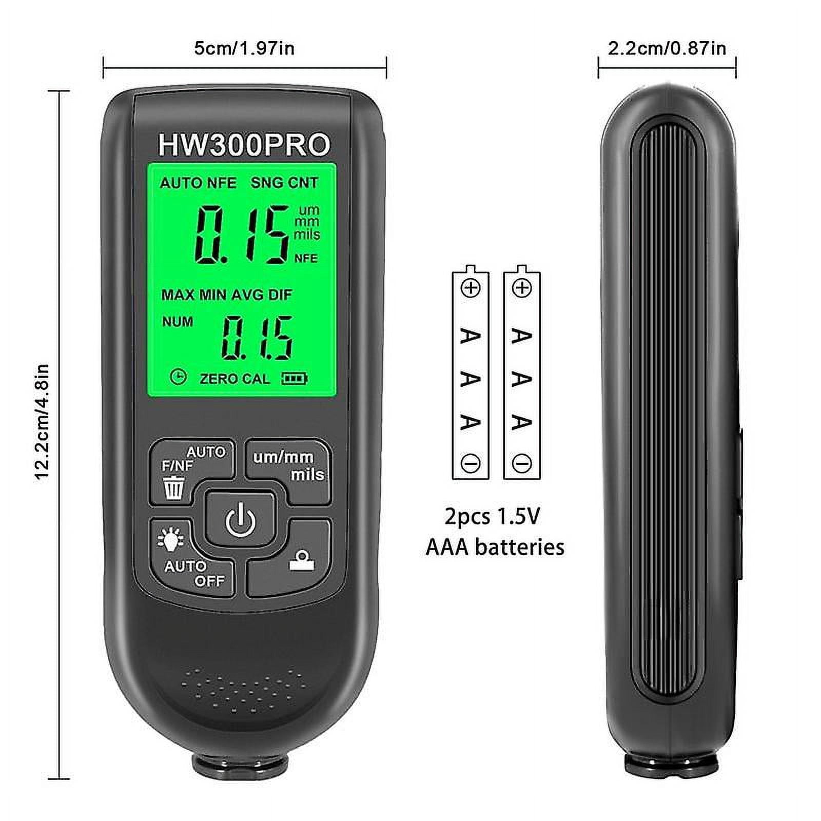 Digital Backlight LCD Film Thickness Meter Car Paint Thickness Tester ...