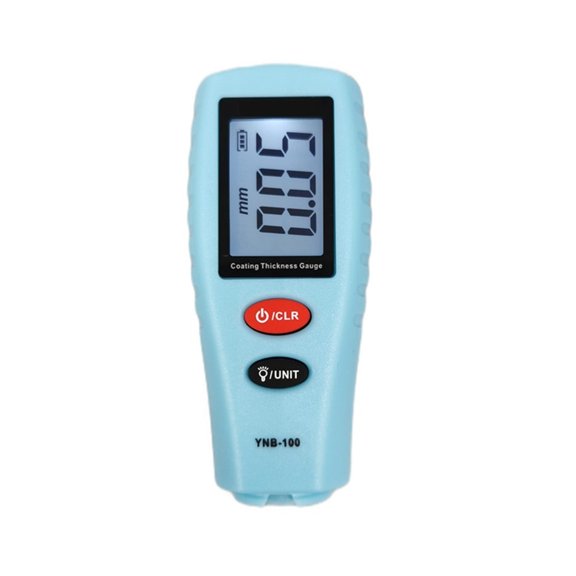 Digital Backlight LCD Film Thickness Meter Car Paint Thickness Tester Coating Thickness Gauge YNB-100 ,Easy to Use