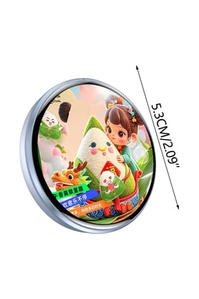 Digital Badge with Touchscreen, Photo Video GIF Display Pin, High-definition Customizable Album, Perfect for Showcasing Memories, Ideal for Anime and Game Fans