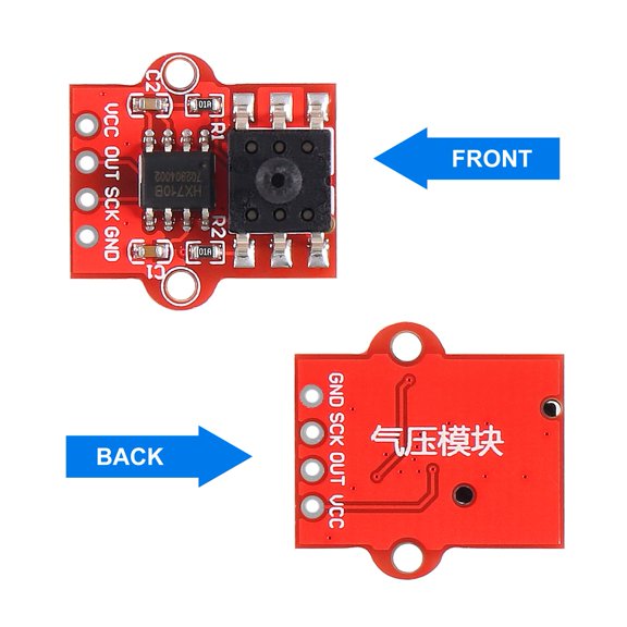 Digital Barometric Pressure Sensor Module 0-40KPa 3.3-5V 6 Pack for Arduino