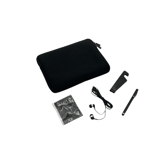 Digital Basics Tablet Essentials (Case, Stand, Earbuds, Stylus, Microfib Cloth)