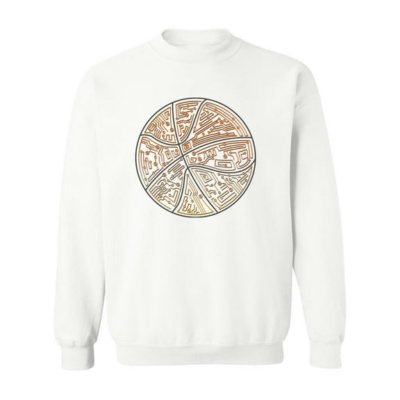 Digital Basketball.  Sweatshirt Men -Image by Shutterstock, Male x-Large