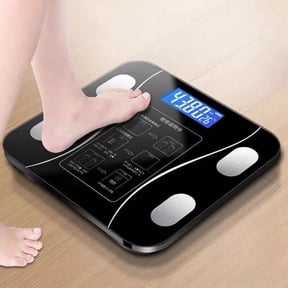 Digital Bathroom Scale for Body Weight,Bluetooth Smart Weighing Scale,Professional BMI Highly Accurate Digital Weighing Machine(Batteries Not Included)