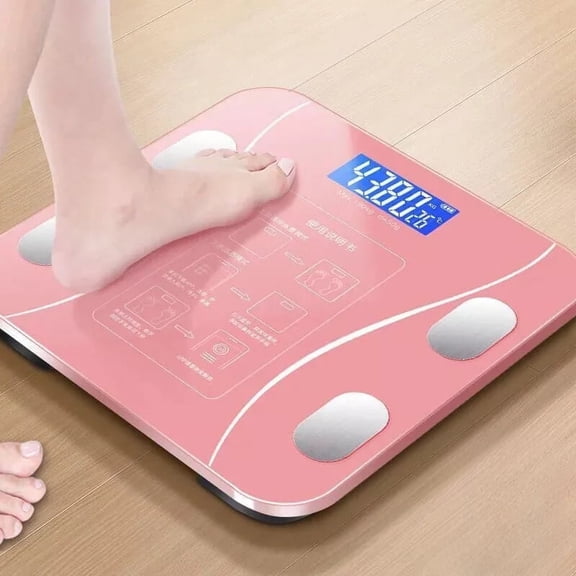 Digital Bathroom Scale for Body Weight,Bluetooth Smart Weighing Scale,Professional BMI  Highly Accurate Digital Weighing Machine(Batteries Not Included)