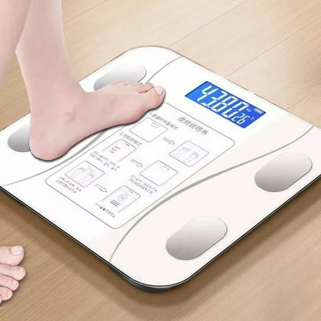 Digital Bathroom Scale for Body Weight,Bluetooth Smart Weighing Scale,Professional BMI Highly Accurate Digital Weighing Machine(Batteries Not Included)