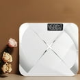 thumbnail image 1 of Digital Bathroom Scale,Body Weight & Fat Percentage Scale,Accurate Bluetooth Weighing Machine,13 Biometrics Analysis,High-Precision Sensors,Extra-Large LED Display,Glass Surface,for Fitness Tracking, 1 of 6