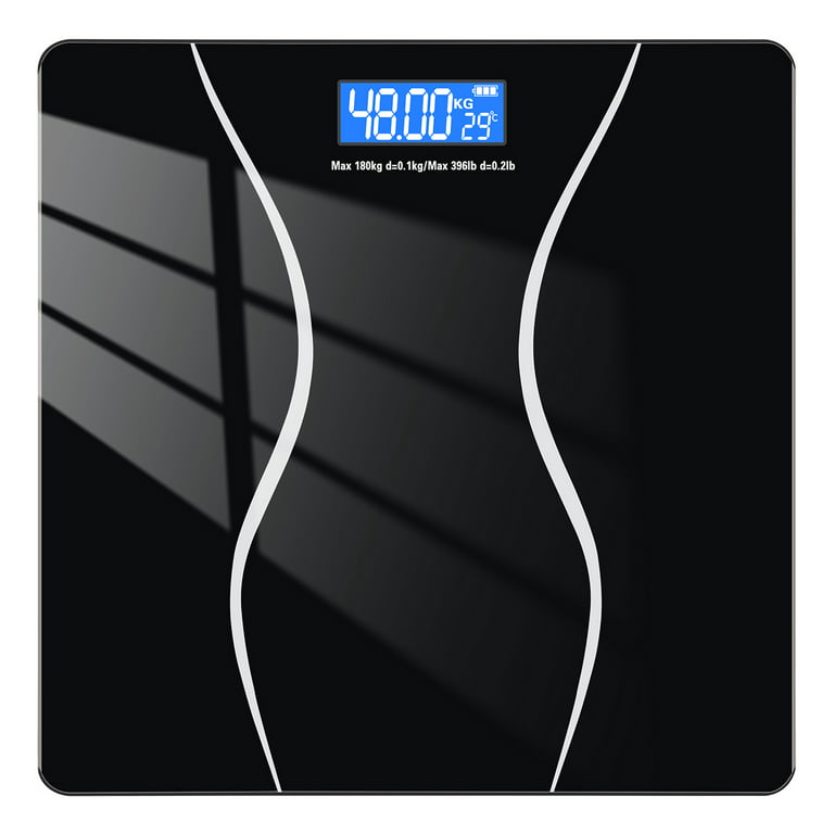400Lbs Medical Body Weight Scale Ultrasonic Fat Weight Scale LCD Scales Tool