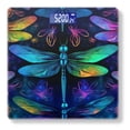 thumbnail image 1 of Digital Bathroom Scale with Large LCD Display,High Capacity Scale 400 lbs High Precision body fat scale-Holographic Dragonflies Shimmering In The Light, 1 of 4