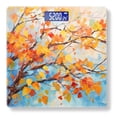 thumbnail image 1 of Digital Bathroom Scale with Large LCD Display,High Capacity Scale 400 lbs High Precision body fat scale-Oil Painting Of Autumn Tree With Colorful Leaves, 1 of 4