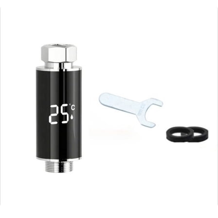 Digital Bathroom Shower Faucet Thermometer Led Display Water Power Thermometer