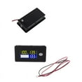 Digital Battery Capacity Tester Percentage Level Voltage Temperature