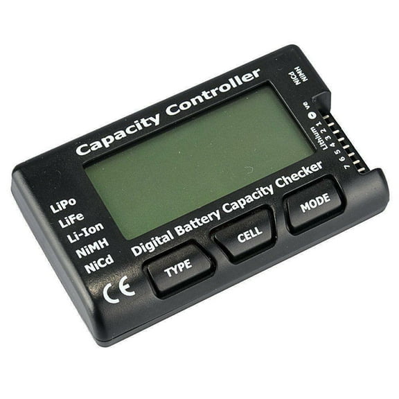 Digital Battery Capacity Voltage Checker Cell Tester Meter for Lipo Li-ion NiMH