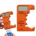 thumbnail image 1 of Digital Battery Tester Orange, Lcd Battery Tester Battery, Home and Kitchen, 1*Digital Battery Tester, By Meiiso, 1 of 9
