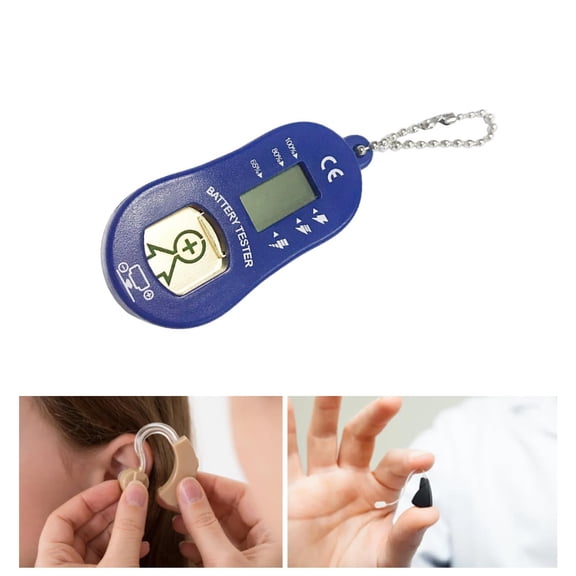 Digital Battery Tester with Storage Precise Power Detection Assistive Device for Senior