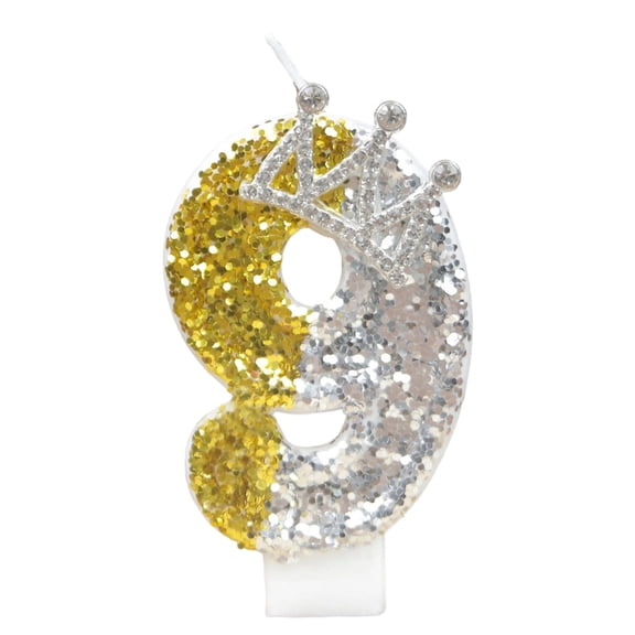 Digital Birthday Cake Number Candles– LED Light-Up Numeric Candlestick for Party Cake Decoration
