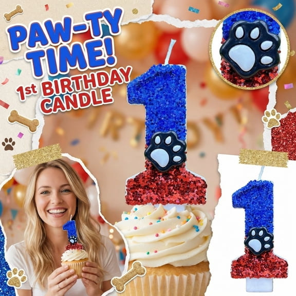 Digital Birthday Candle, Creative Cartoon Number Candle for Party Cake Decoration and Festive Celebration
