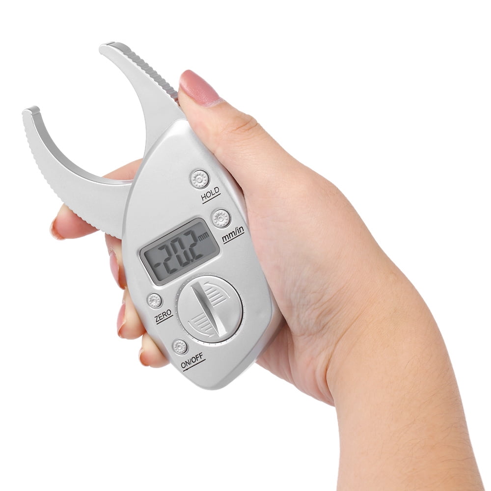 Digital Body Fat Caliper Skinfold Caliper LCD Display Skin Muscle Tester Analyzer Electronic Fat Measure
