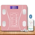 thumbnail image 1 of Digital Body Weight Scale, Smart Bluetooth Body Fat BMI Scale, Bathroom Weighing Scale Tracks 13 Key Fitness Compositions, 400 lbs,Black, 1 of 9