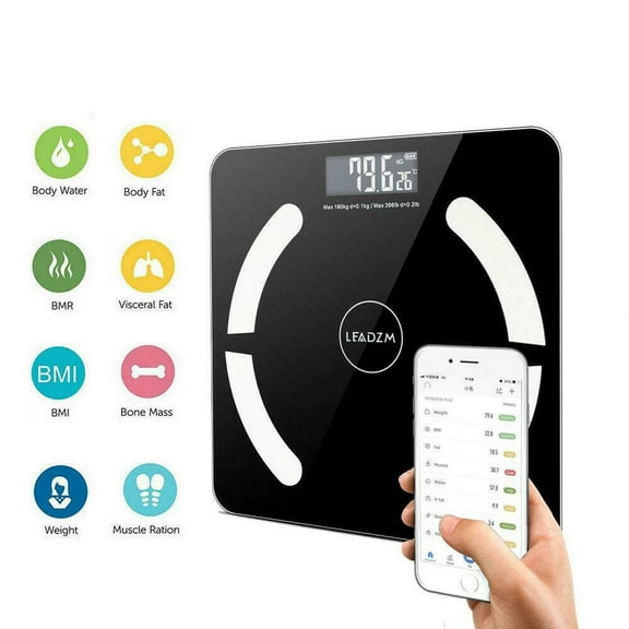 Digital Body Weight Scale, Smart Bluetooth Body Fat BMI Scale OKOK App