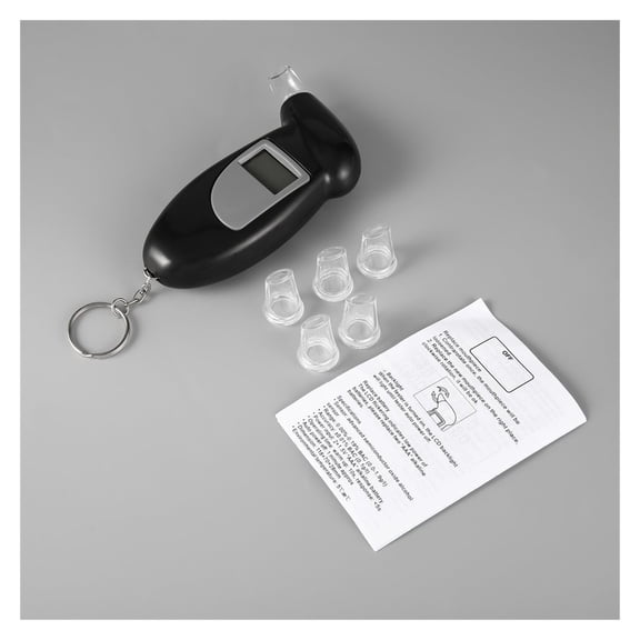 Digital Breath Alcohol Tester Mini Professional Police AT6000 Alcohol Tester Breath Drunk Driving Analyzer LCD Screen ,Fast and Easy