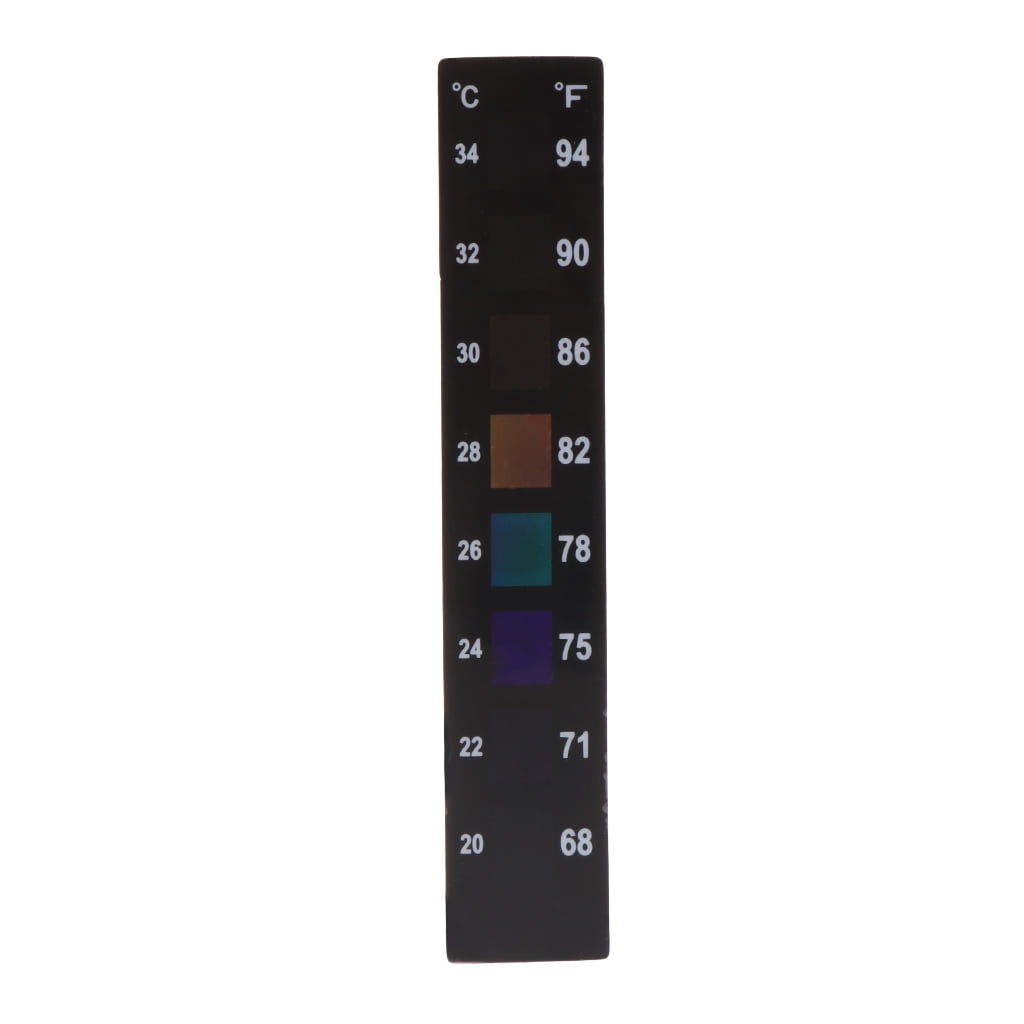 Colorless Thermometer Sticker Digital Brewing Thermometers Adhesive Strips Discolor Thermometers ...