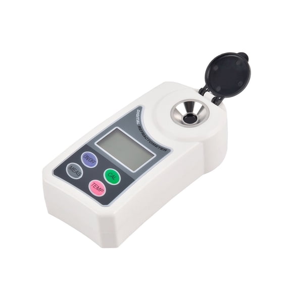 Digital Refractometer Flagfront Meter Refractometer Automatic Temperature Compensation Refractometer 0.0-55% Sugar Tester 0.2 Accuracy ,Widely Use