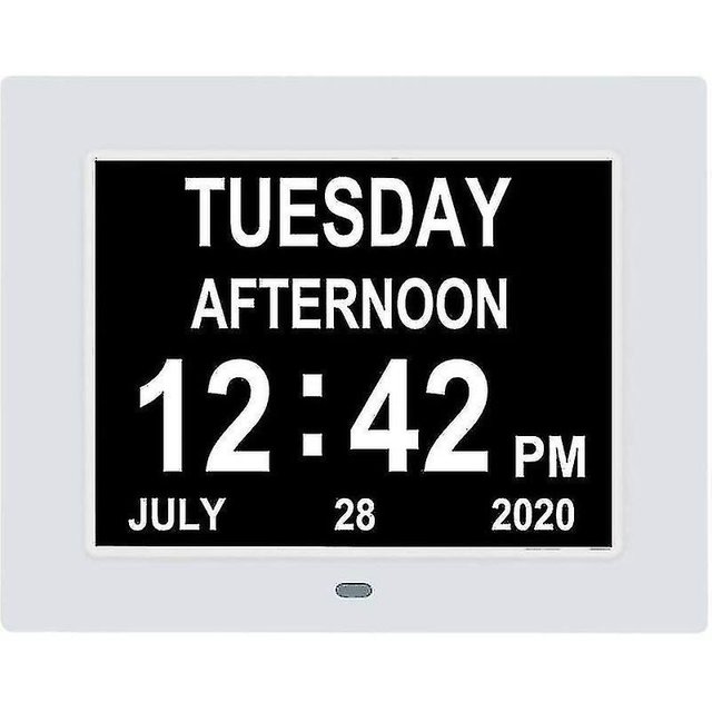Digital Calendar Clock Extra Large Day Clock Date Time And Day Of The