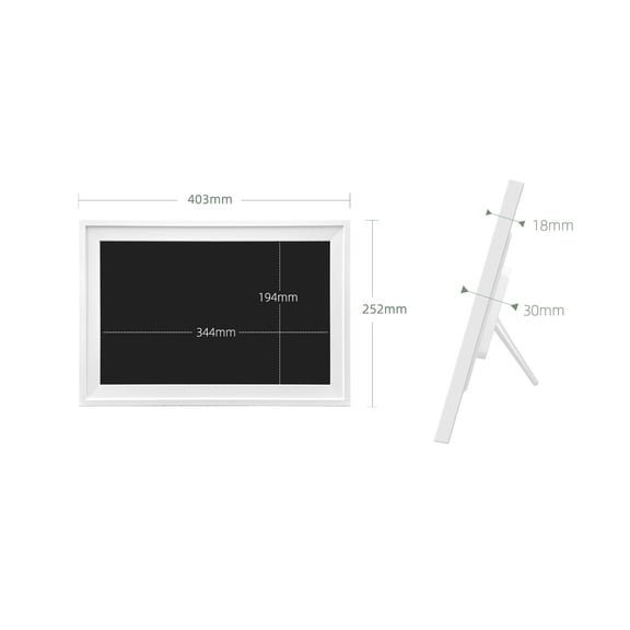 Digital Calendar, Smart Chore Chart and Wall Planner, No Subscription Electronic Calendar for Family Meals Photo Display, Wall Desk Mount Interactive Touchscreen