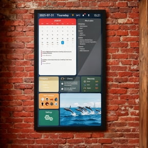 Digital Calendar Wall Touch Screen 29.13" x 17.32" x 2.36" HD Smart Family Planner | Interactive Display Screen Calendar