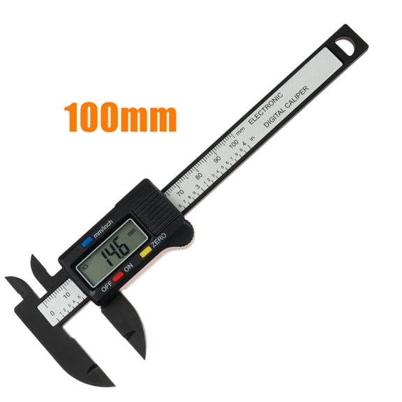 Digital Caliper,0-100mm Calipers Measuring Tool with LCD Screen,Inch and Millimeter Conversion,Electronic Micrometer Caliper for Household/Measurment(Black)